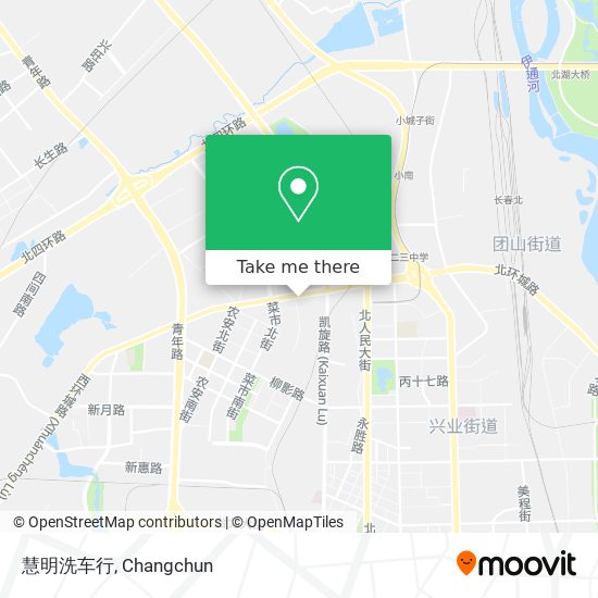慧明洗车行 map