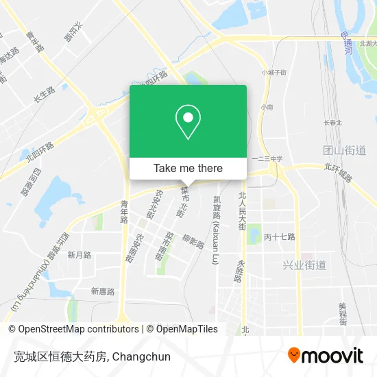 宽城区恒德大药房 map