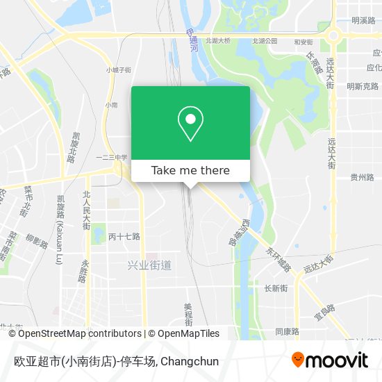 欧亚超市(小南街店)-停车场 map