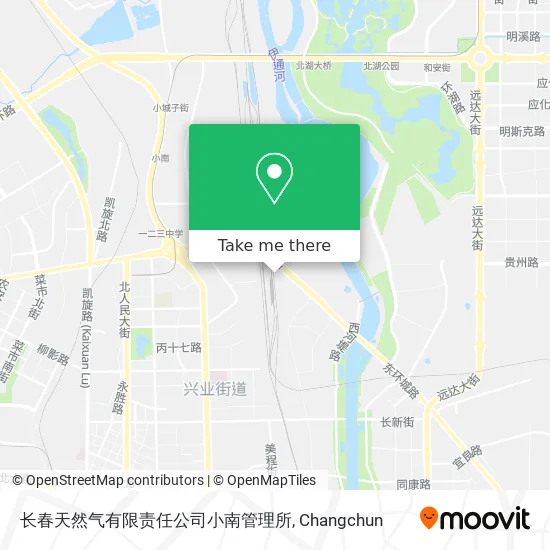 长春天然气有限责任公司小南管理所 map