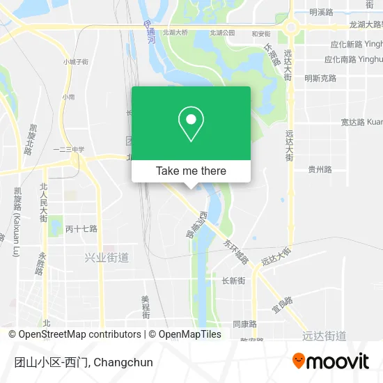 团山小区-西门 map