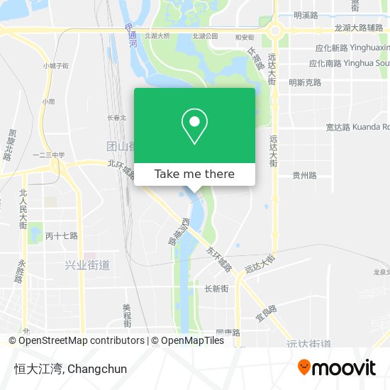 恒大江湾 map