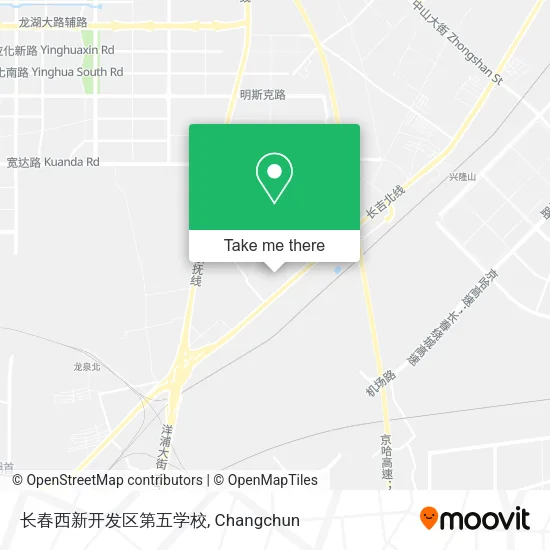 长春西新开发区第五学校 map