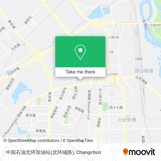 中国石油北环加油站(北环城路) map