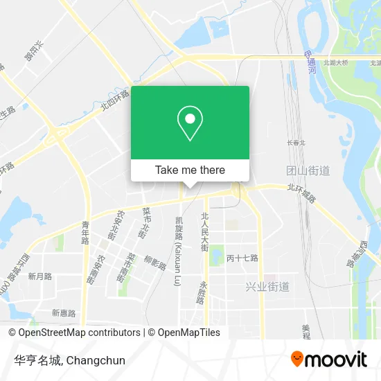 华亨名城 map