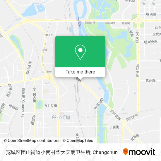 宽城区团山街道小南村华大天朗卫生所 map
