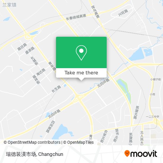 瑞德装潢市场 map