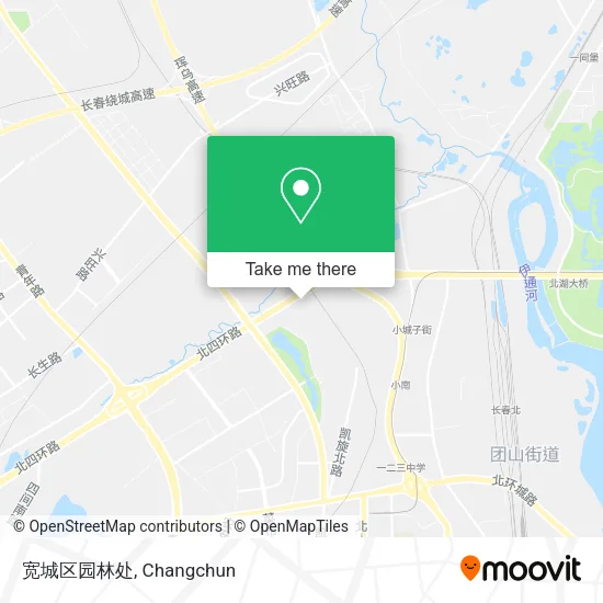 宽城区园林处 map