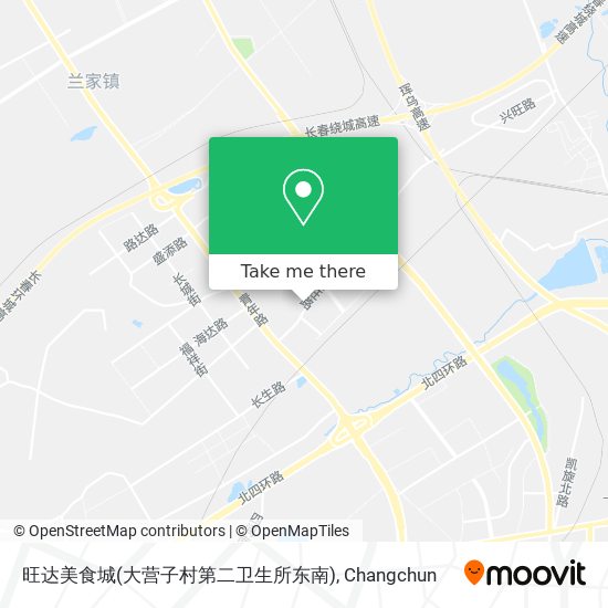 旺达美食城(大营子村第二卫生所东南) map