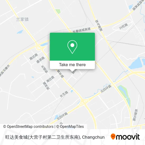 旺达美食城(大营子村第二卫生所东南) map