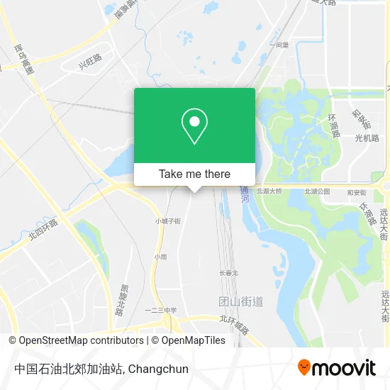 中国石油北郊加油站 map