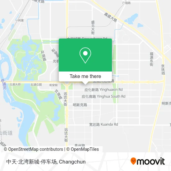 中天·北湾新城-停车场 map