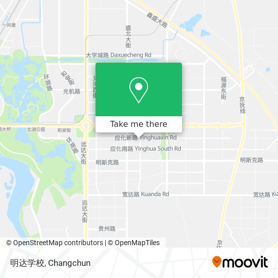 明达学校 map
