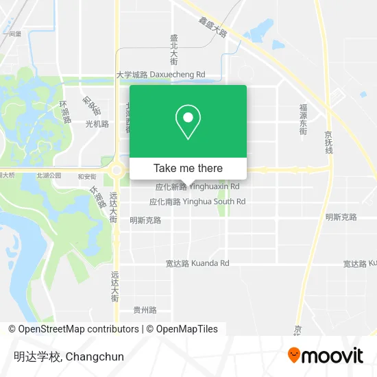 明达学校 map