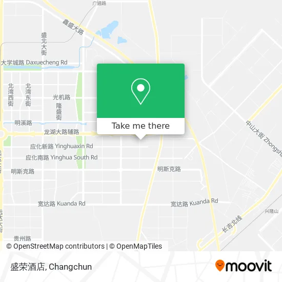 盛荣酒店 map