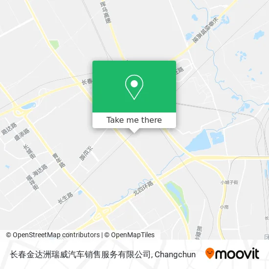 长春金达洲瑞威汽车销售服务有限公司 map