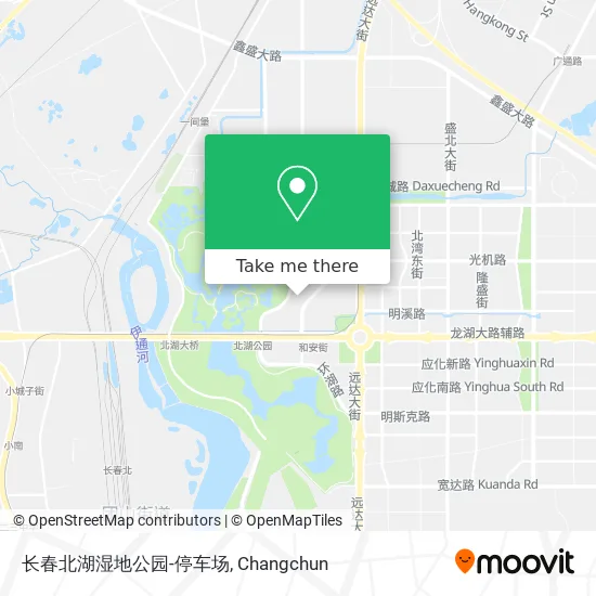 长春北湖湿地公园-停车场 map