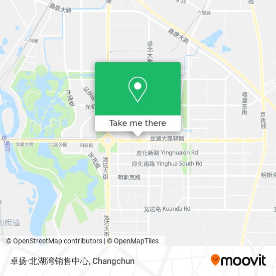 卓扬·北湖湾销售中心 map