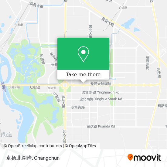 卓扬北湖湾 map