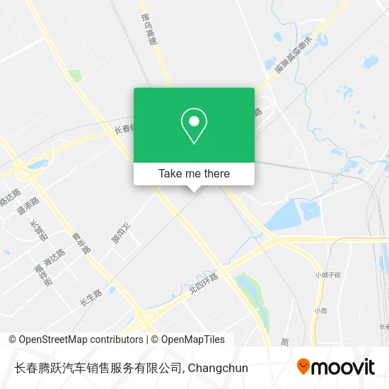 长春腾跃汽车销售服务有限公司 map
