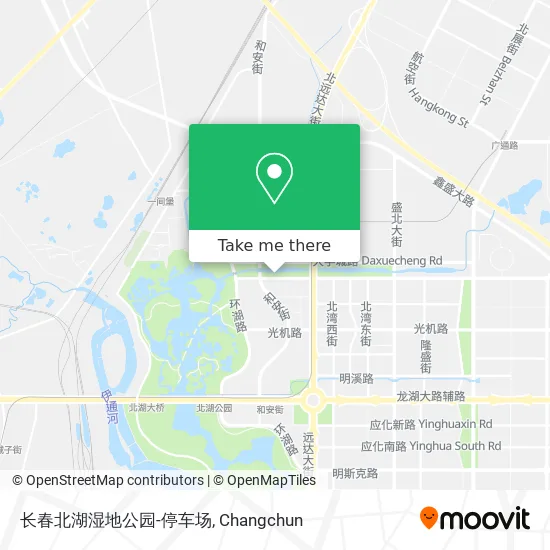 长春北湖湿地公园-停车场 map
