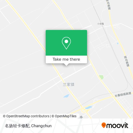 名扬轻卡修配 map