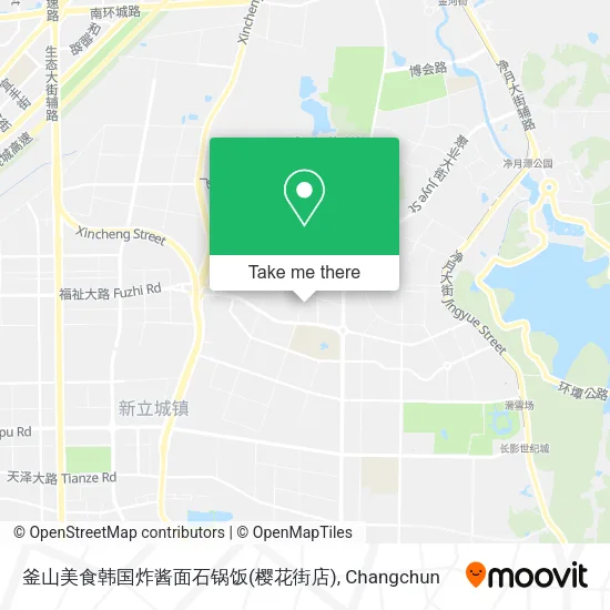 釜山美食韩国炸酱面石锅饭(樱花街店) map