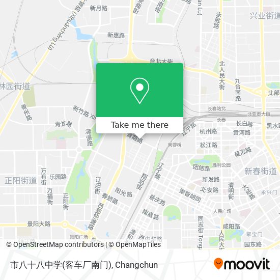 市八十八中学(客车厂南门) map