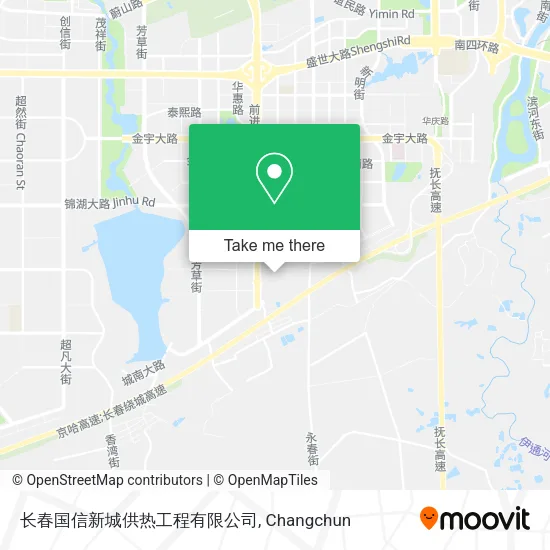 长春国信新城供热工程有限公司 map