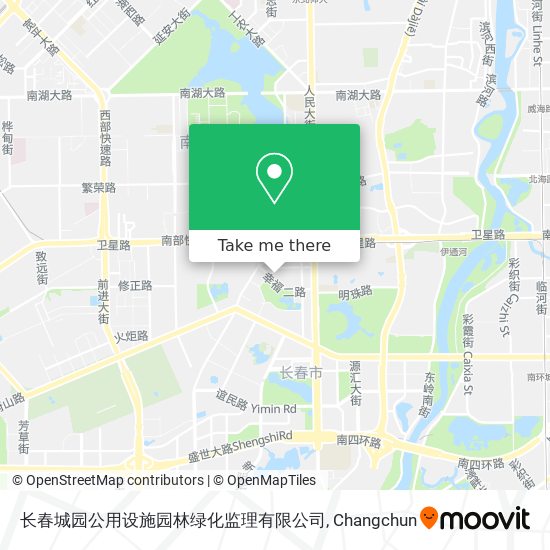 长春城园公用设施园林绿化监理有限公司 map