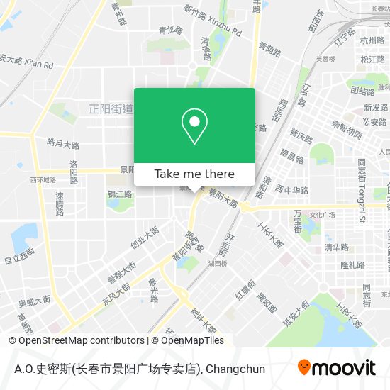 A.O.史密斯(长春市景阳广场专卖店) map