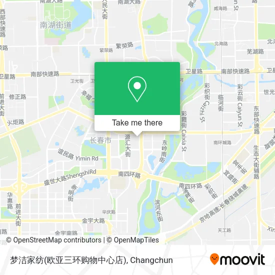 梦洁家纺(欧亚三环购物中心店) map