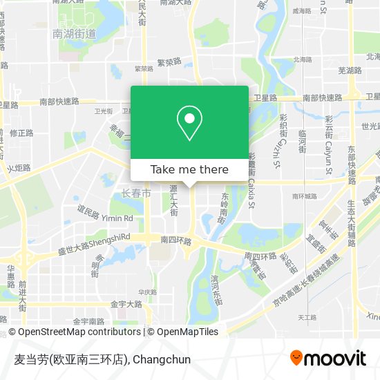 麦当劳(欧亚南三环店) map