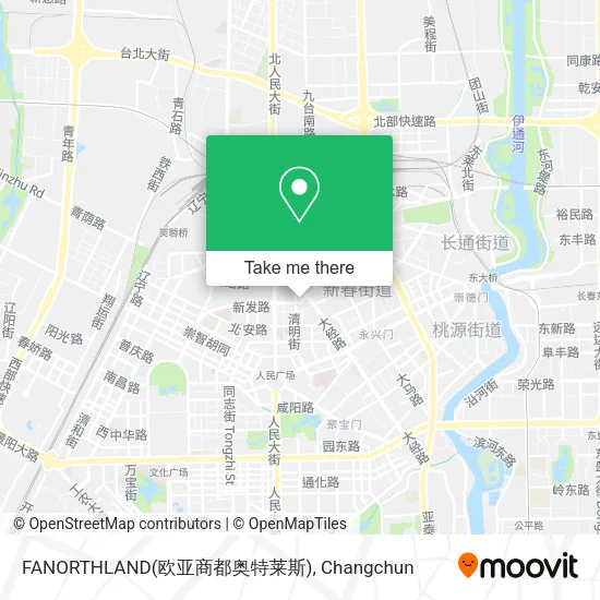 FANORTHLAND(欧亚商都奥特莱斯) map