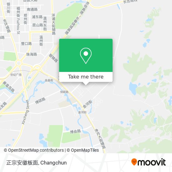 正宗安徽板面 map