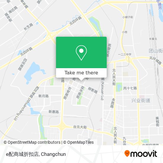 e配商城折扣店 map