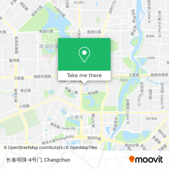 长春明珠-4号门 map