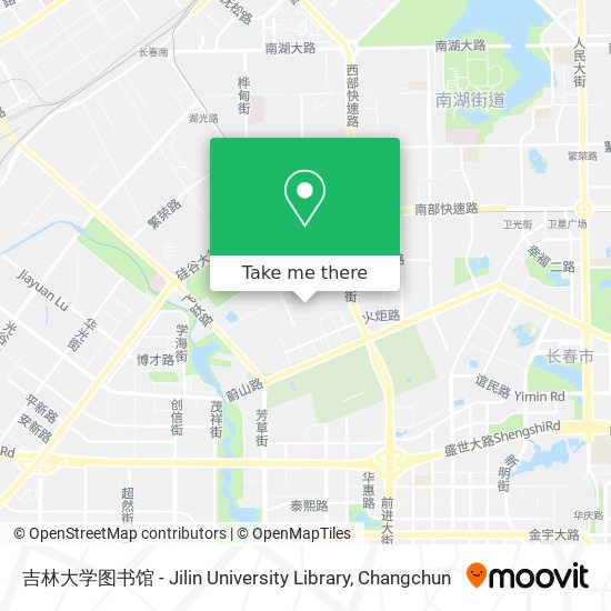 吉林大学图书馆 - Jilin University Library map