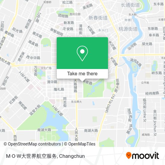 M·O·W大世界航空服务 map