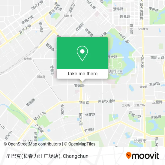 星巴克(长春力旺广场店) map