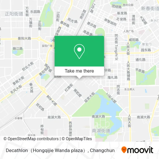 Decathlon（Hongqijie Wanda plaza） map