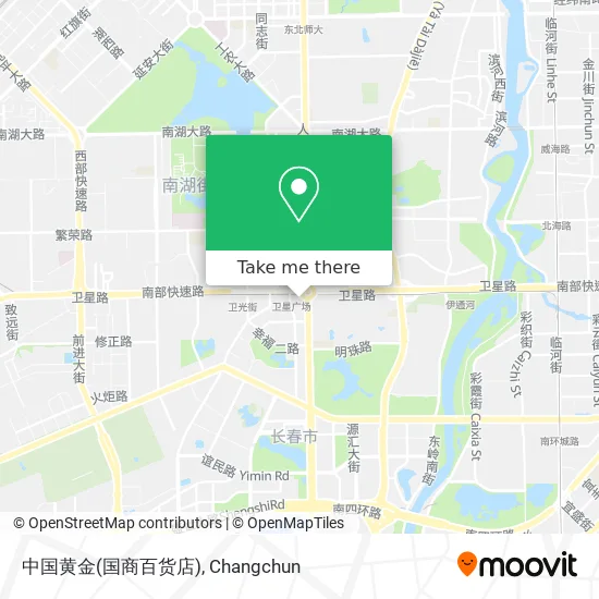 中国黄金(国商百货店) map
