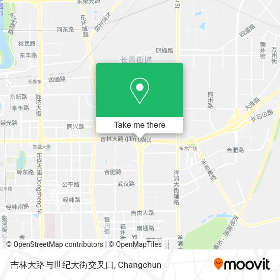 吉林大路与世纪大街交叉口 map