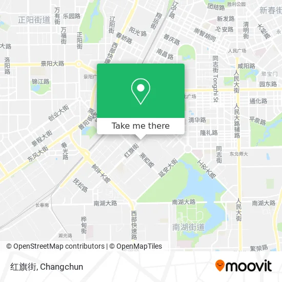 红旗街 map