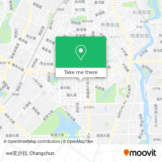 we笑沙拉 map