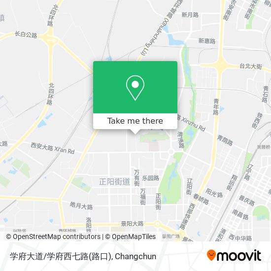 学府大道/学府西七路(路口) map