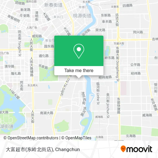 大富超市(东岭北街店) map