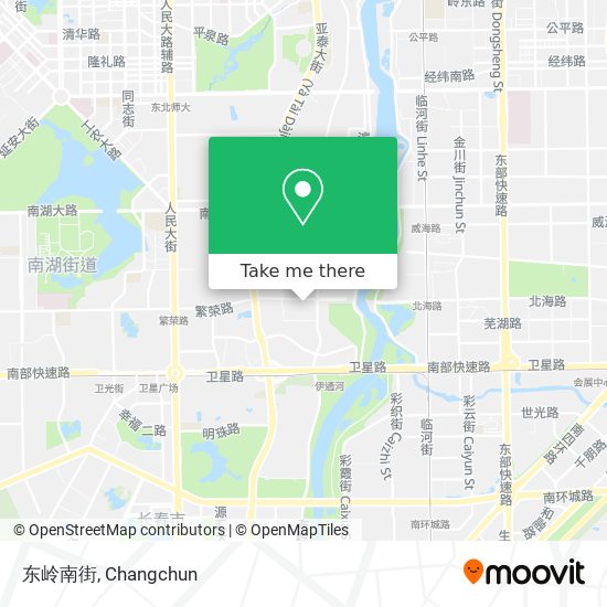 东岭南街 map