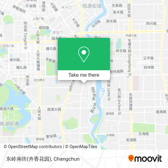 东岭南街(卉香花园) map