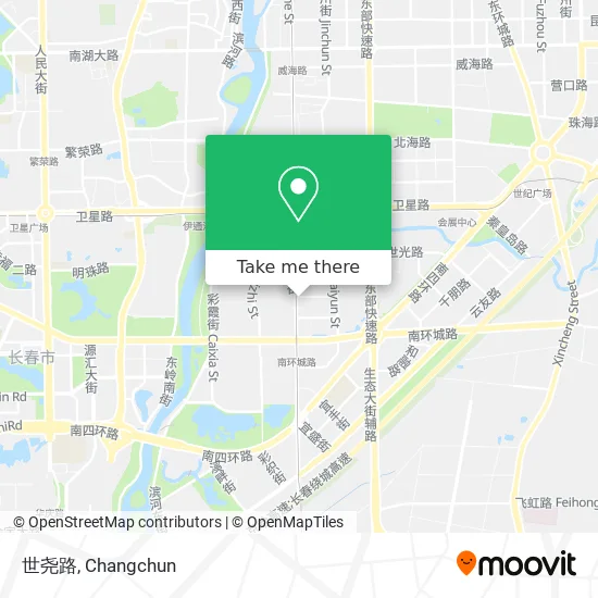 世尧路 map